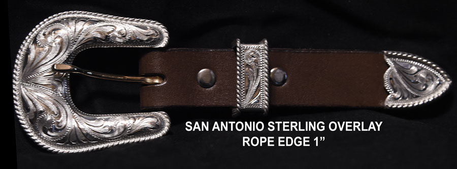 SAN ANTONIO STERLING OVERLAY ROPE EDGE  3/4