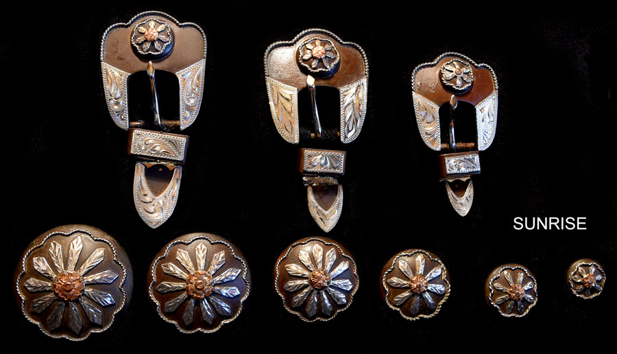 Rust Iron Silver Buckles, Loops and Tips/Conchos PAGE 1