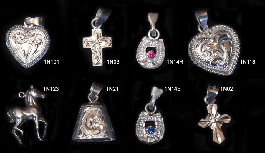 We have many types of sterling silver jewelry  for you to choose from…