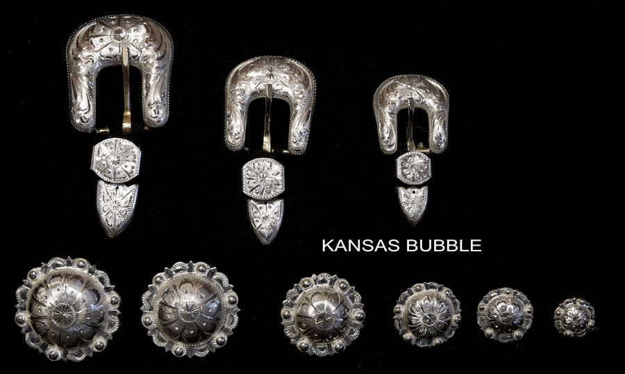 Silver Overlay Buckles, Loops and Tips/Conchos PAGE 1