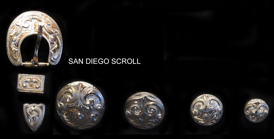 SANTA ANA SCROLL SILVER PLATE